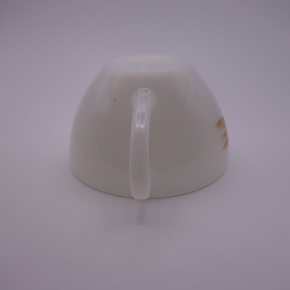 Anchor Hocking Fire King Dinnerware Made in USA Wheat Pattern Milk White Tea Cup - Picture 6 of 12